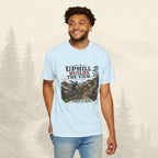 Le t-shirt « À force de monter, on découvre la vue »