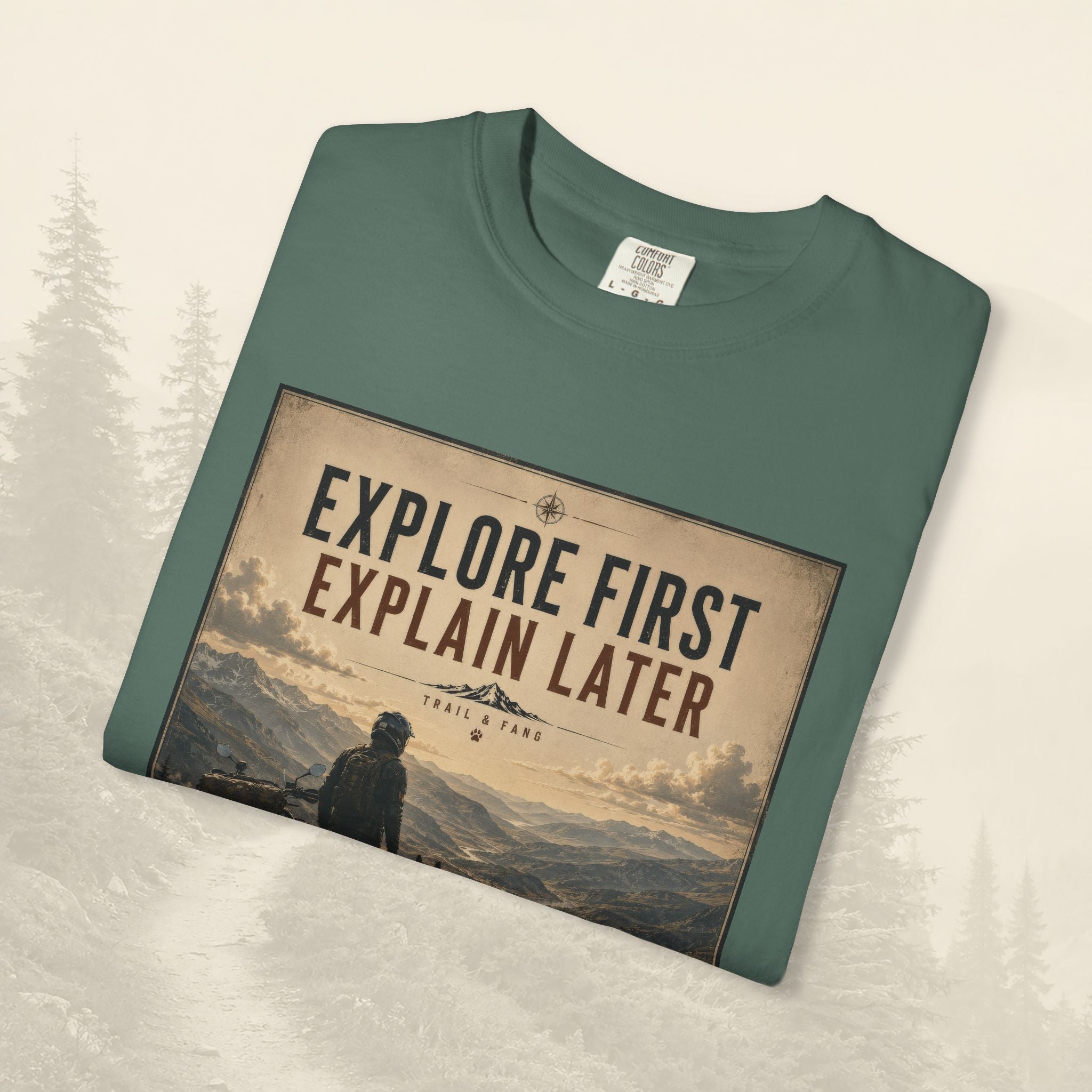 T-shirt « Explorez d'abord, expliquez ensuite »