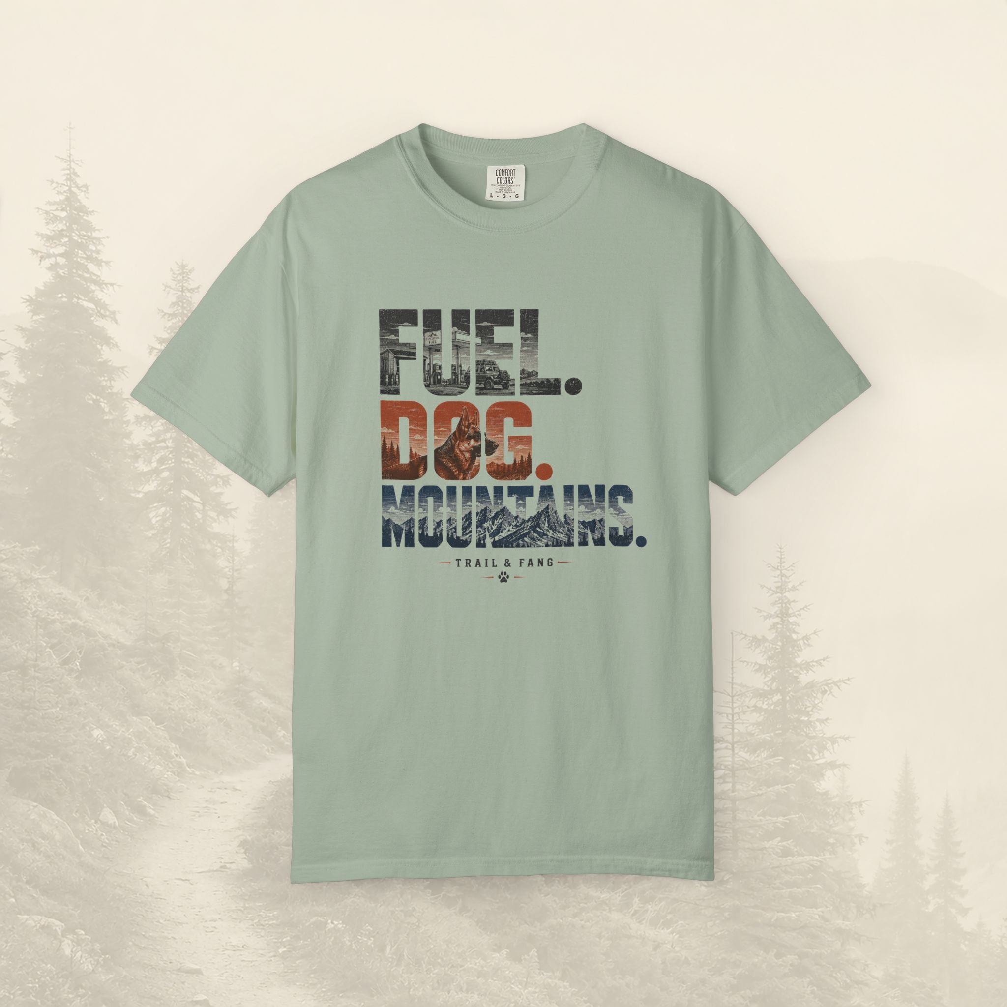 T-shirt Fuel Dog Mountains