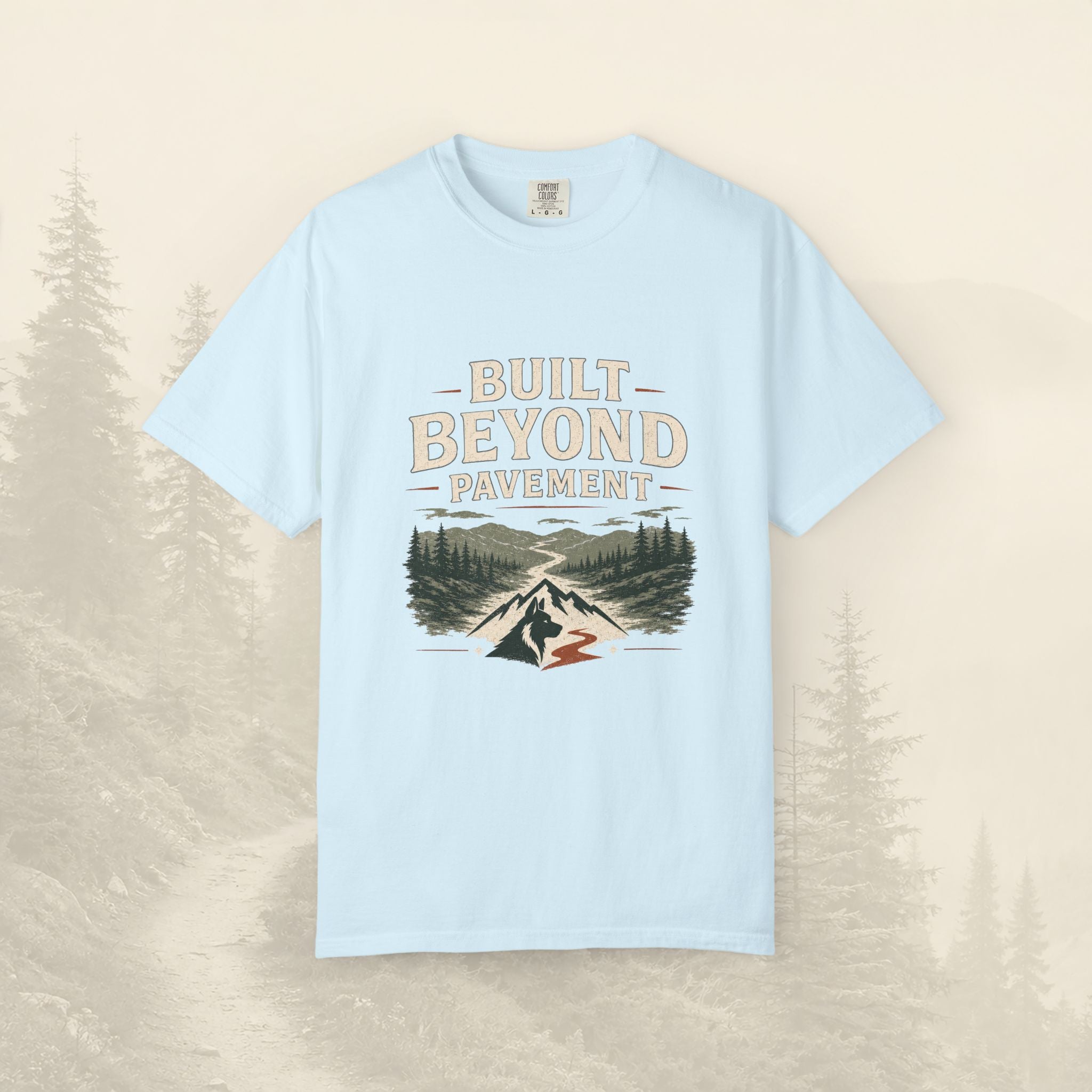 T-shirt Conçu au-delà des sentiers battus