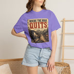 T-shirt Là où la route s'arrête