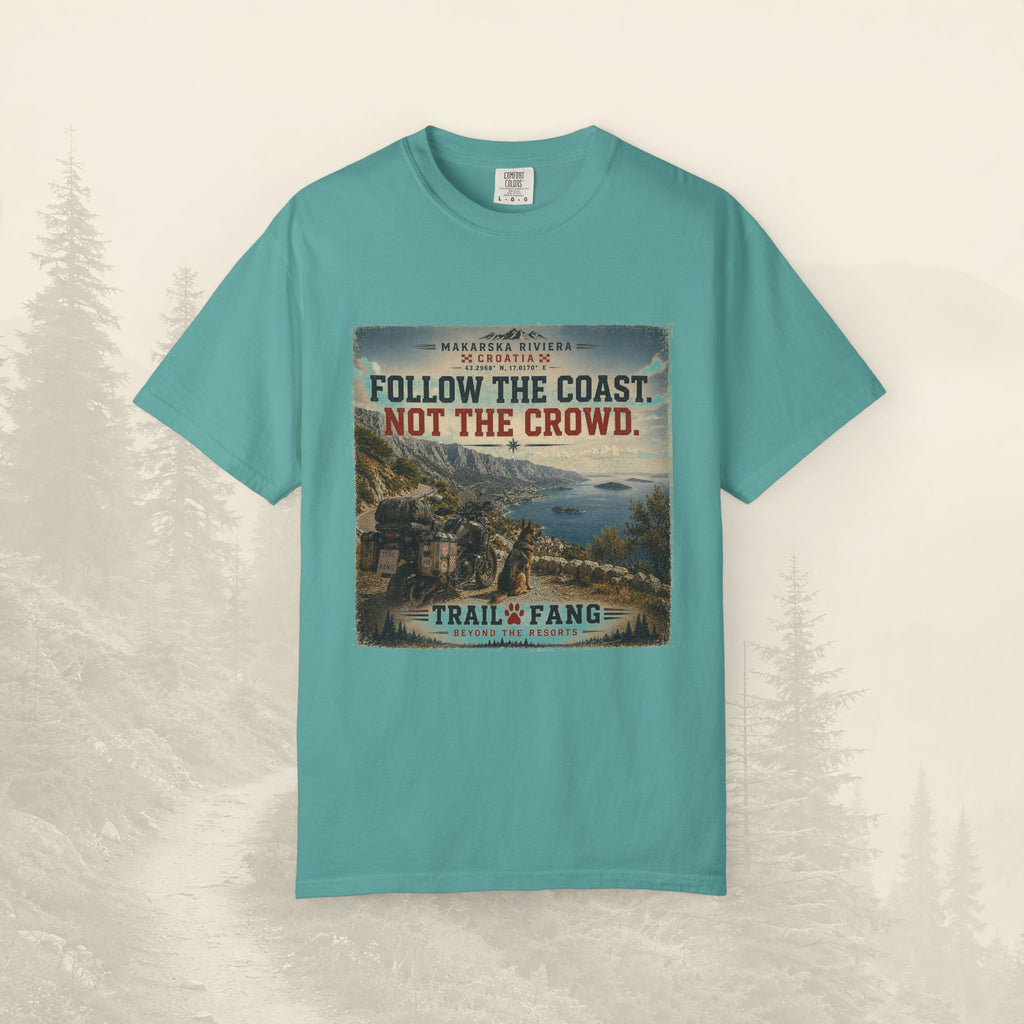 T-shirt "Suivez la côte, pas la foule"