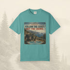 T-shirt "Suivez la côte, pas la foule"