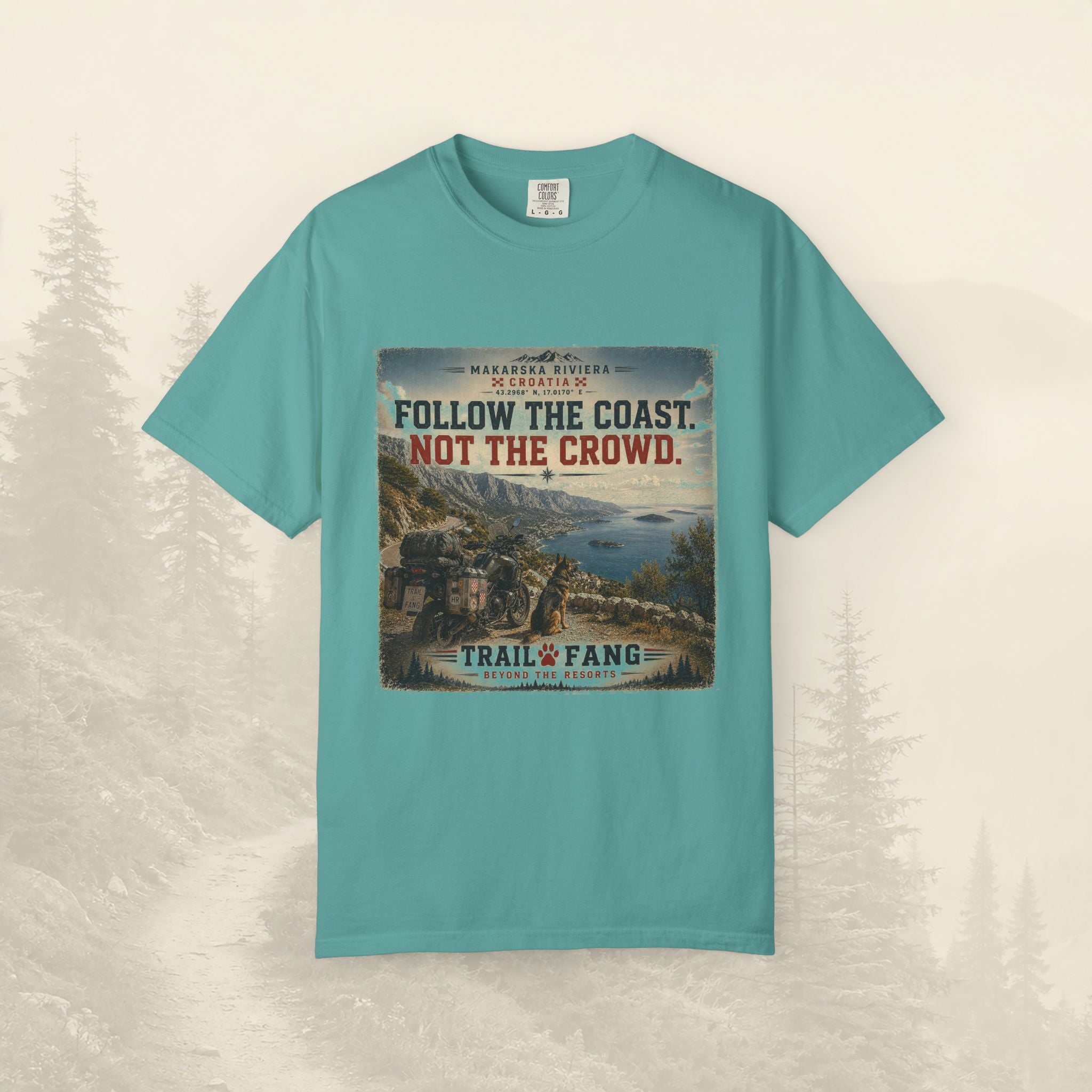 T-shirt "Suivez la côte, pas la foule"