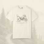 T-shirt moto d'aventure « Certains motards voyagent seuls »