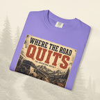 T-shirt Là où la route s'arrête