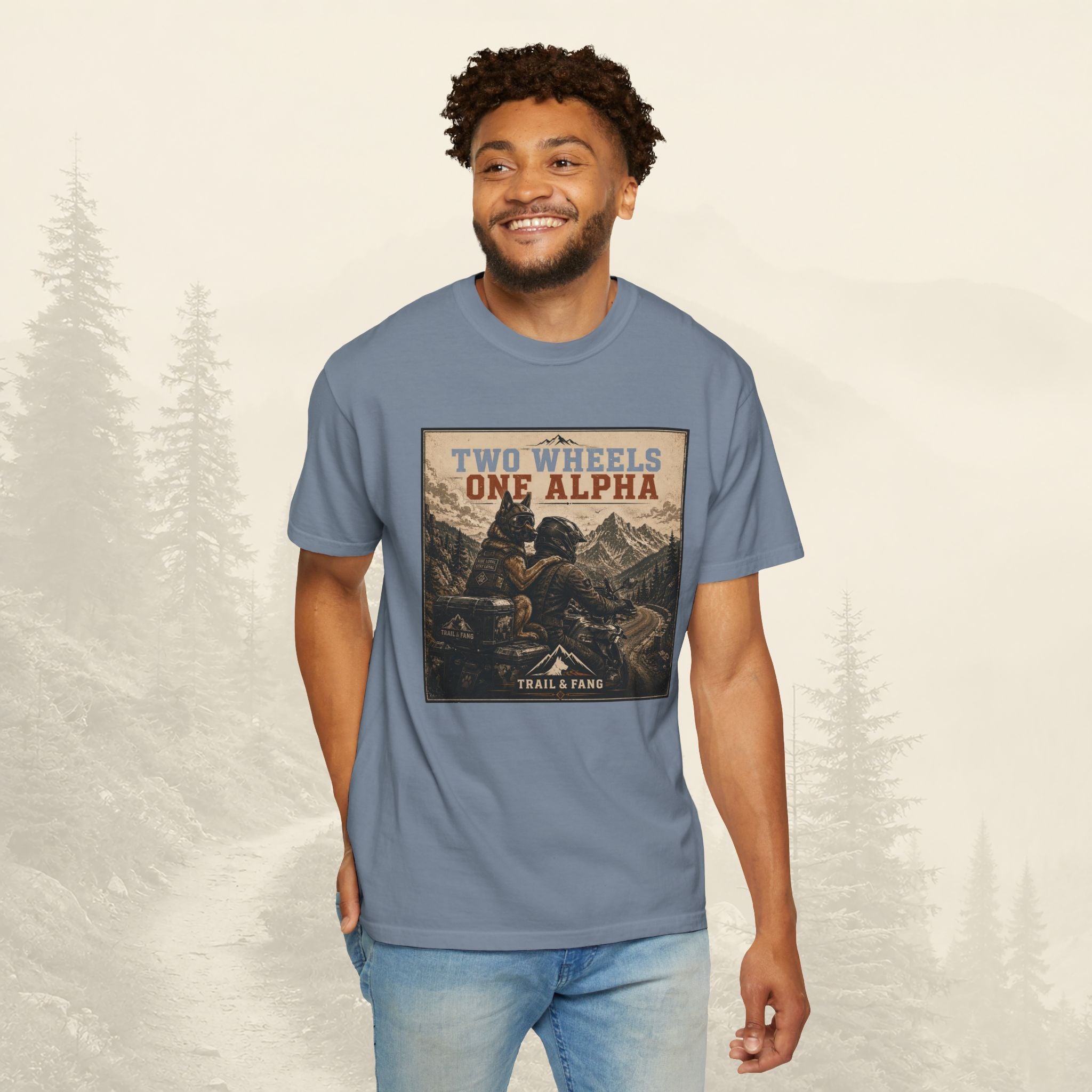 T-shirt Two Wheels One Alpha