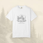 T-shirt « Les bonnes routes, ça se mérite »