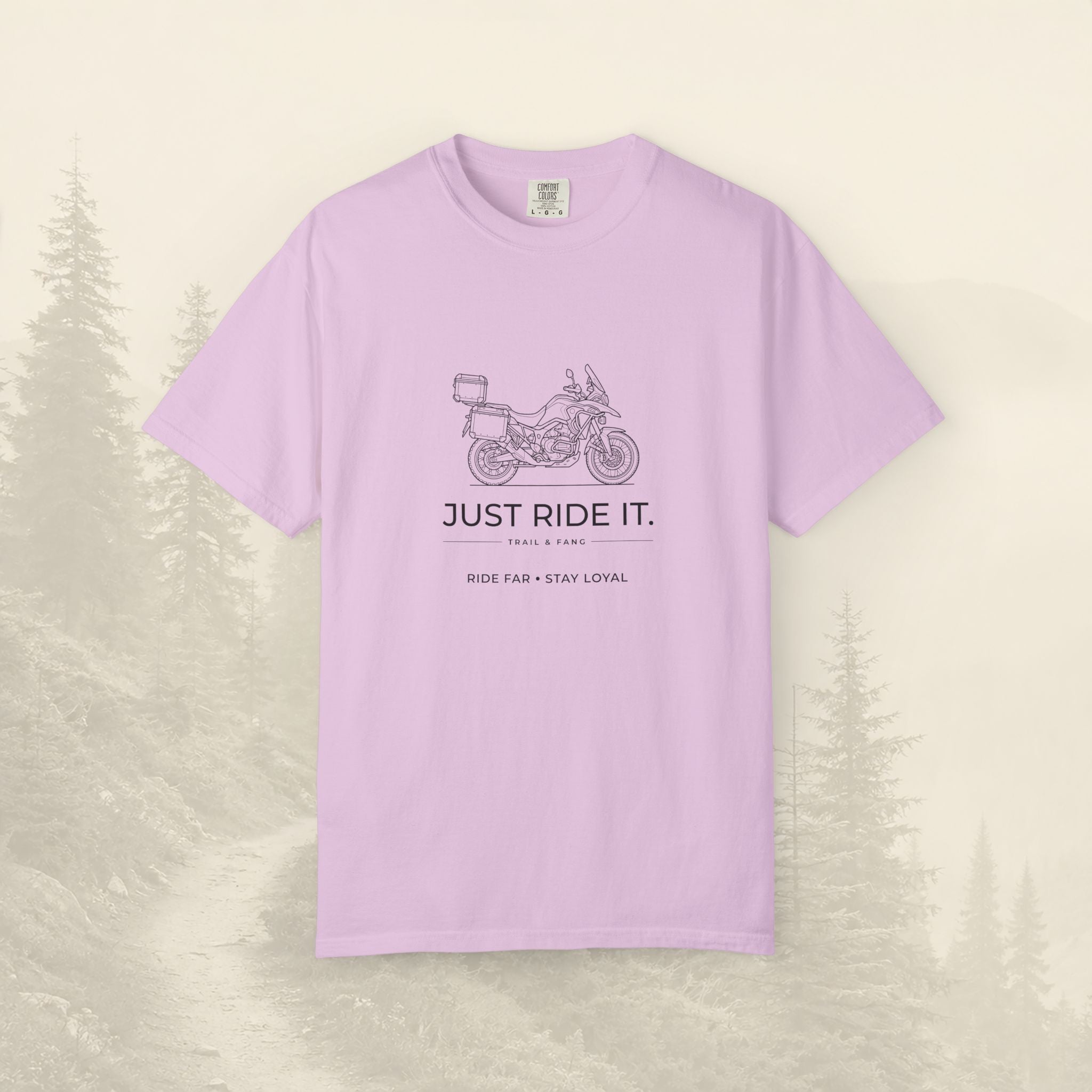 T-shirt moto d'aventure Just Ride It