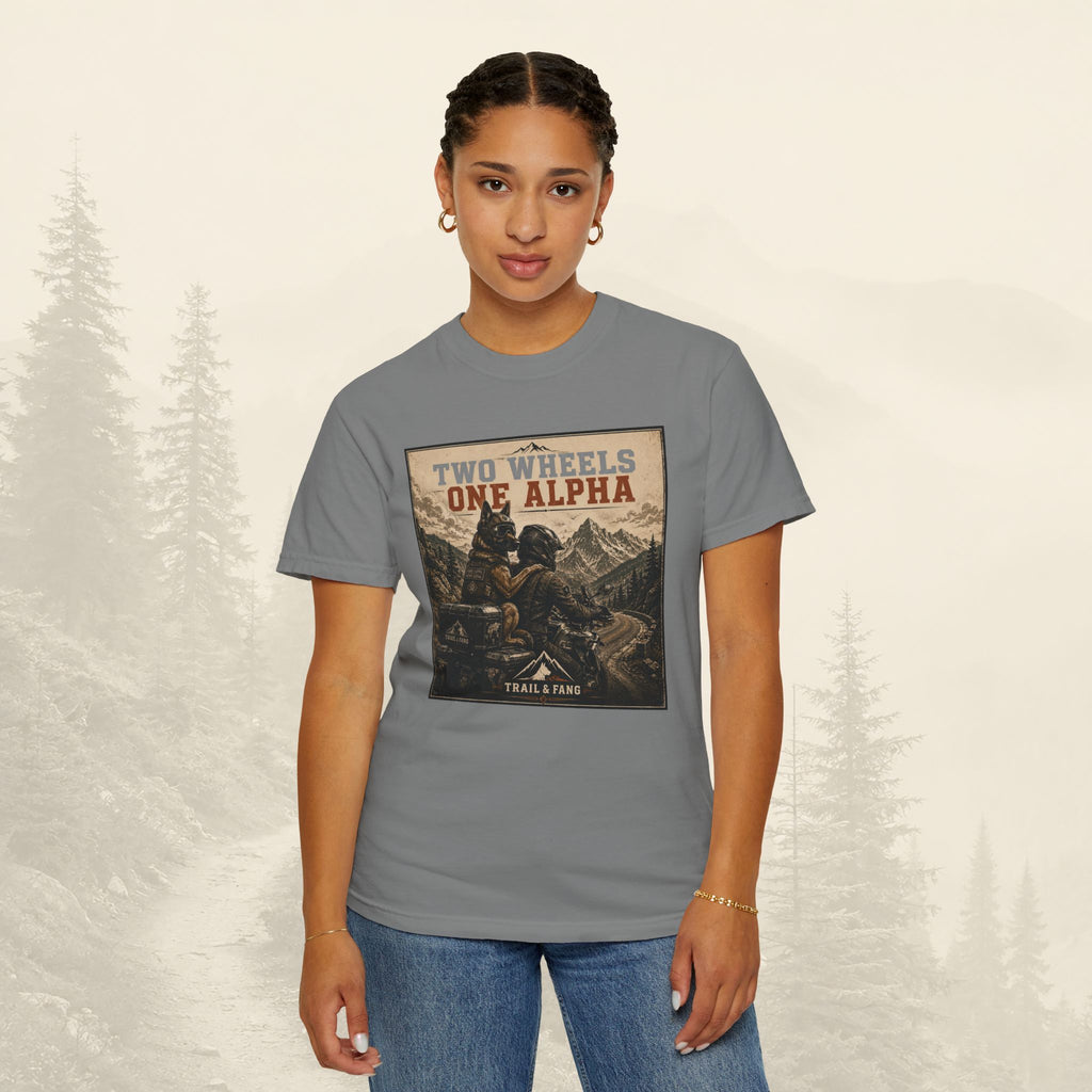 T-shirt Two Wheels One Alpha