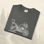 T-shirt moto d'aventure « Certains motards voyagent seuls »