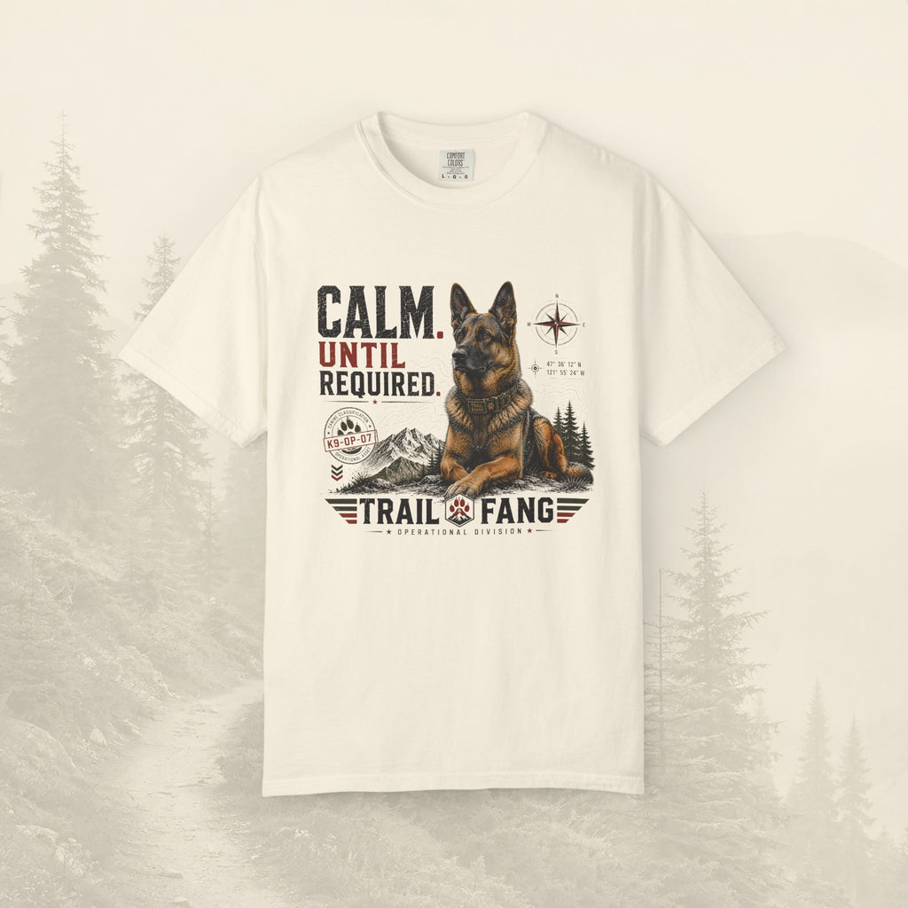 T-shirt « Calme jusqu'à ce que nécessaire »