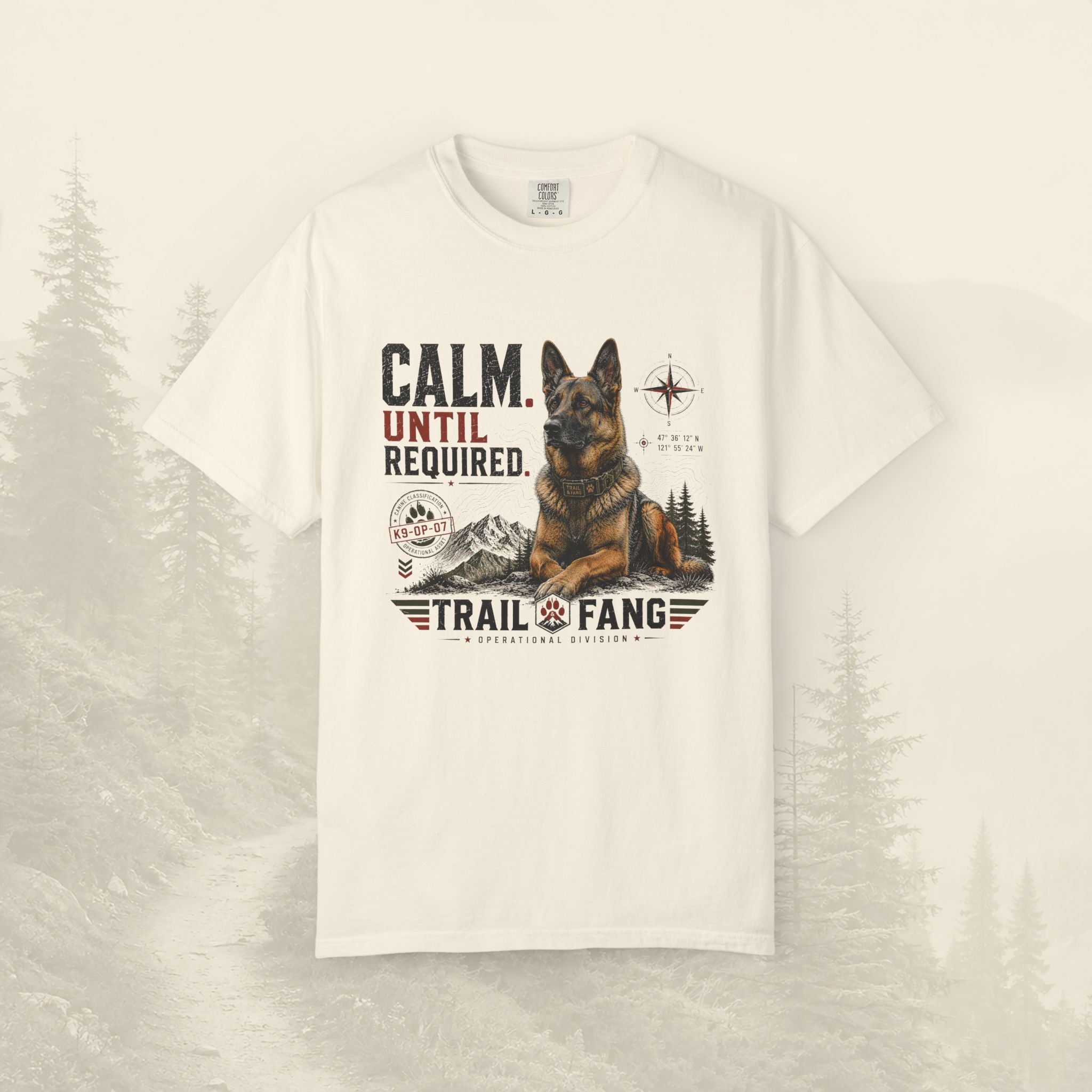 T-shirt « Calme jusqu'à ce que nécessaire »