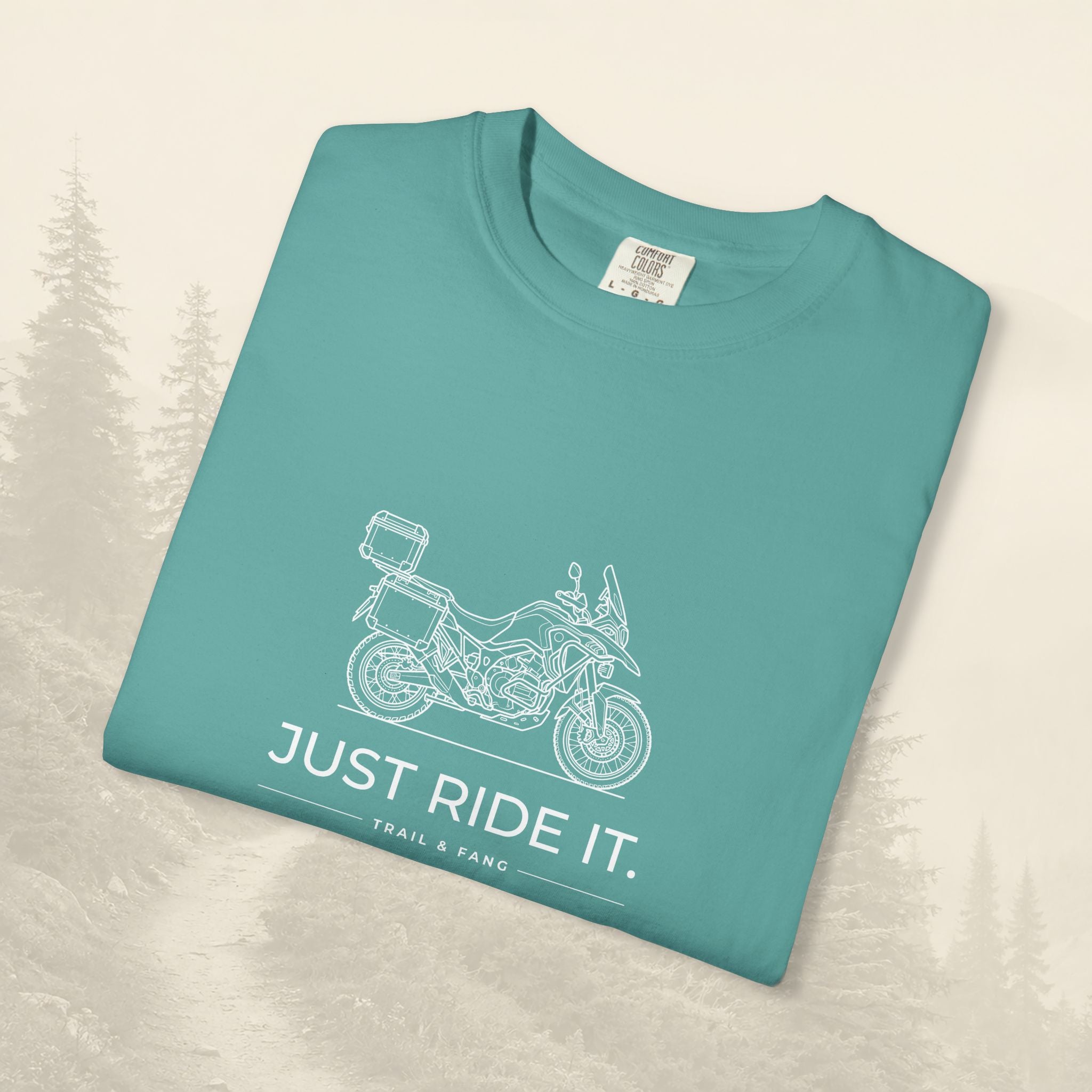 T-shirt moto d'aventure Just Ride It