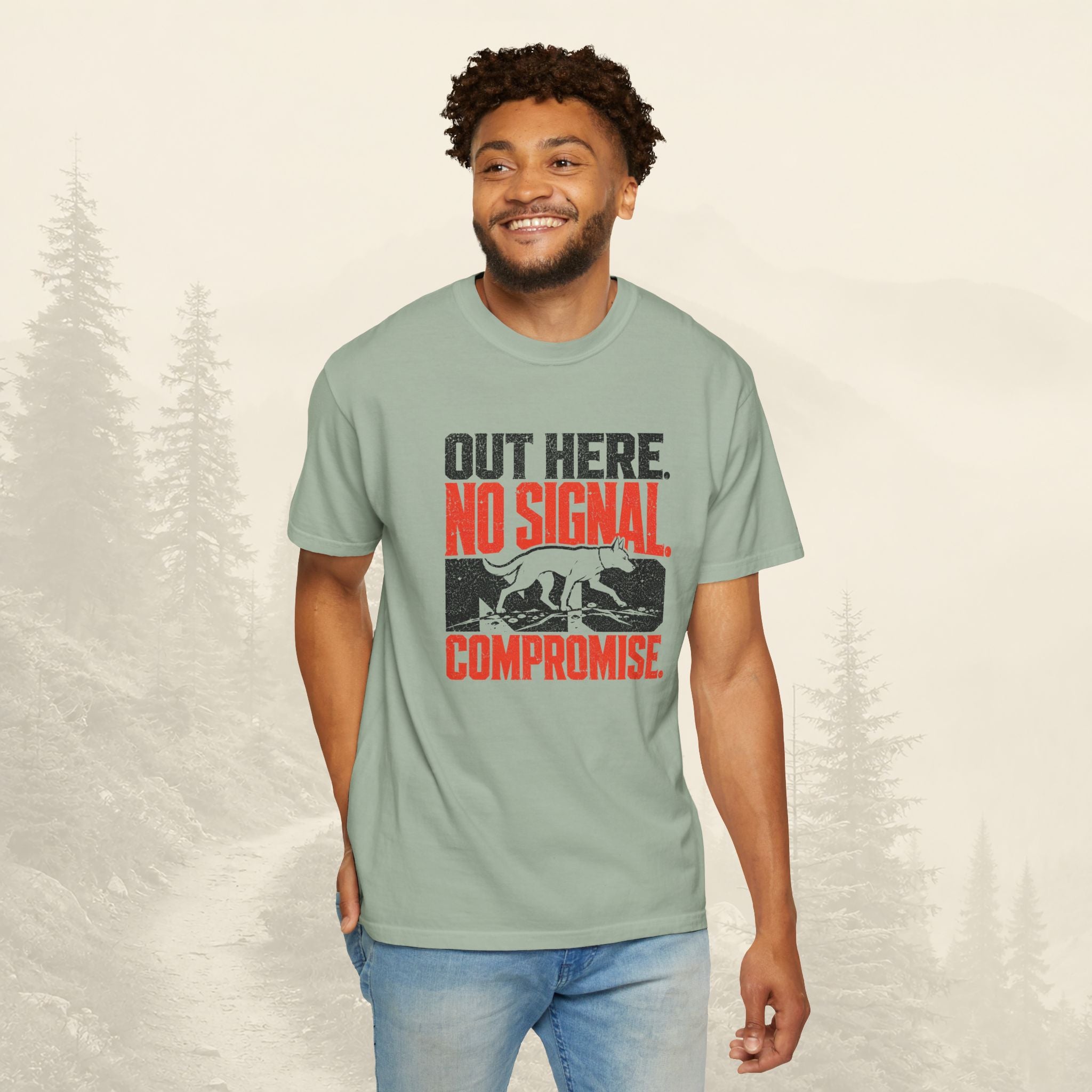 T-shirt Pas de signal ici