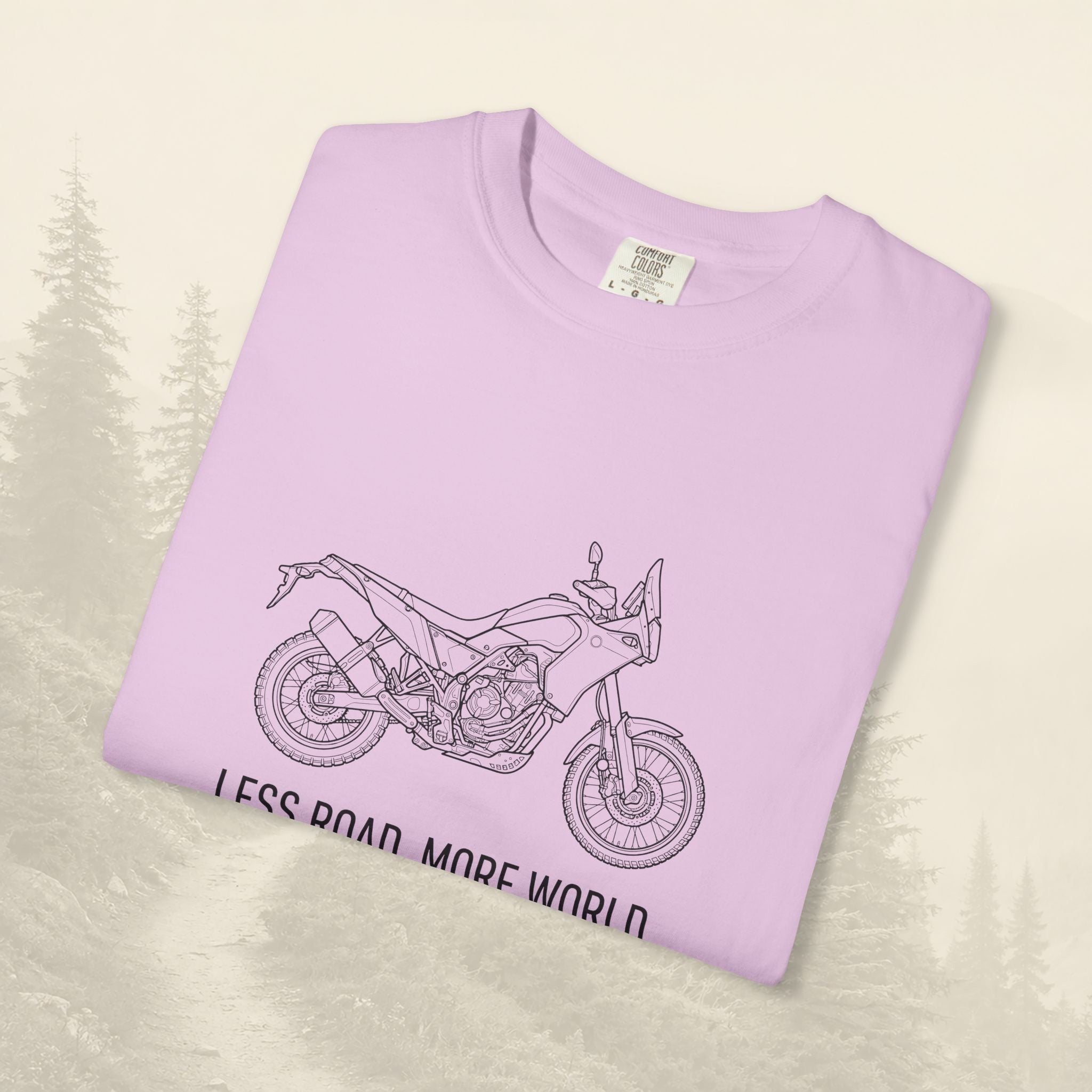 Moins de Route Plus de Monde Moto Aventure T-shirt